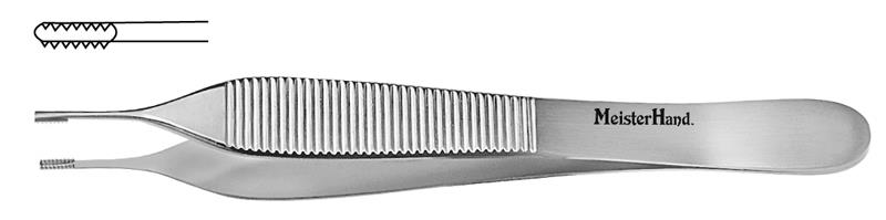 Brown-Adson Tissue Forceps 7x7, 4-3/4"