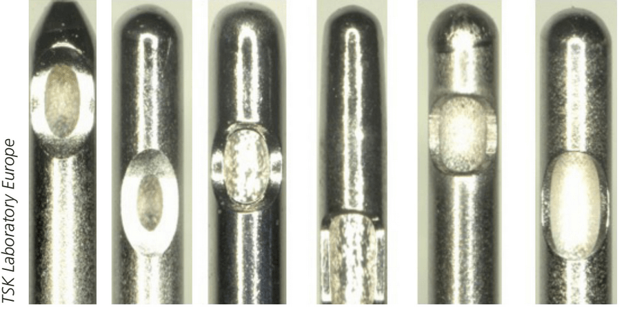 side-by-side comparison of STERiGLIDE cannula and other cannula options