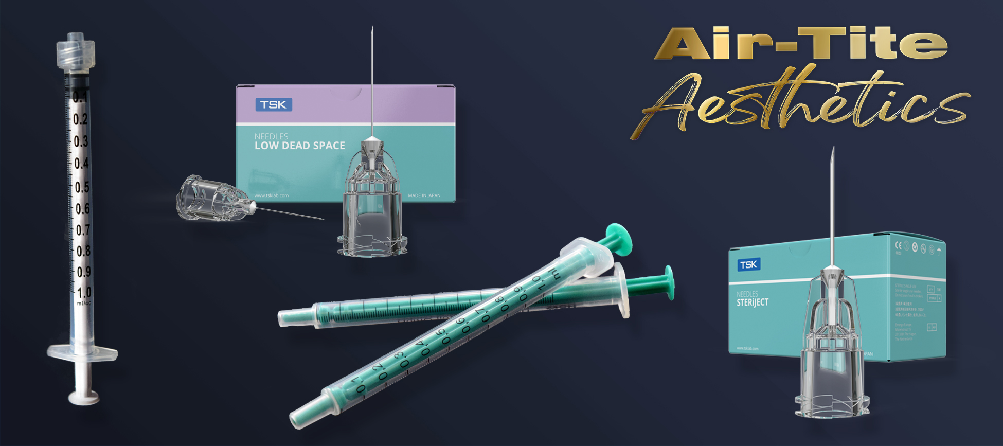 Air-Tite™ Sterile Syringes with Needles - Luer Lock