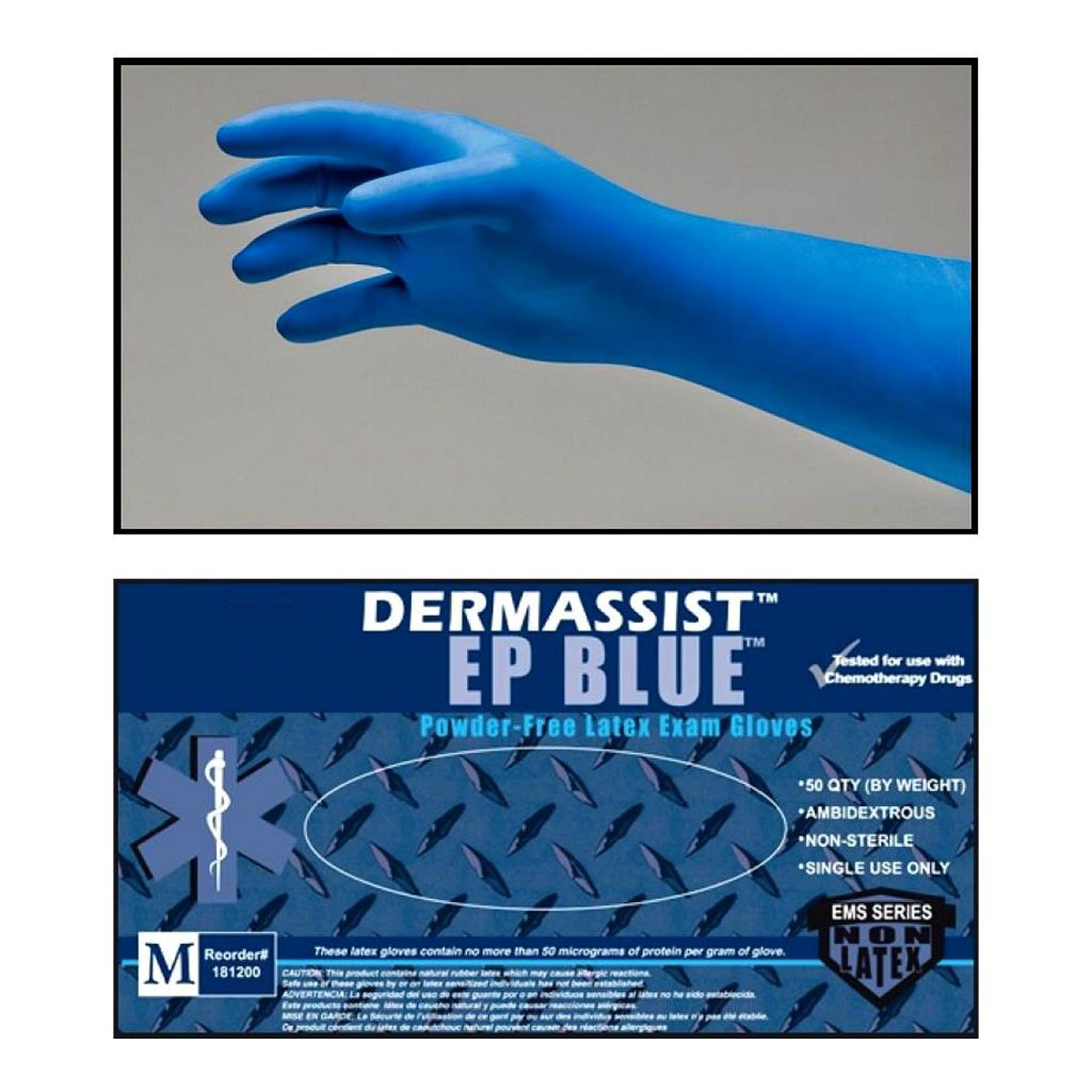 DermAssist Latex High Risk Gloves