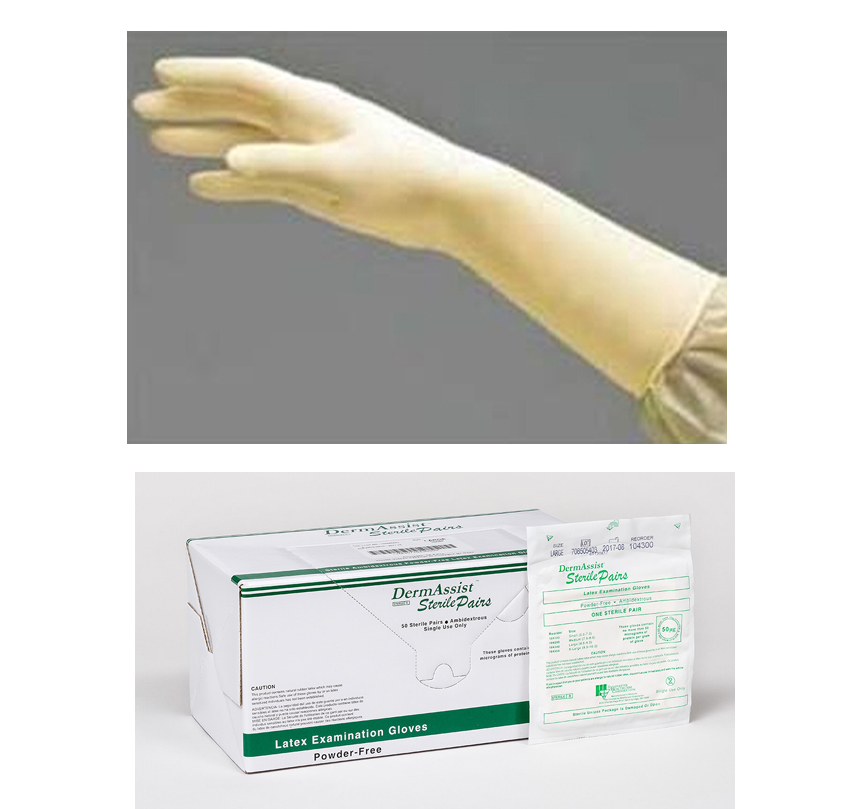 DermAssist Latex Sterile Procedure Gloves
