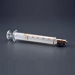 Fortuna Brand Glass Syringes - Metal Luer Lock Tip